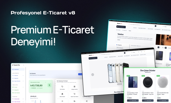 Profesyonel E-Ticaret V8